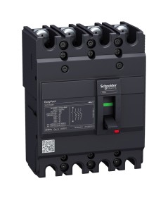 Interruptor Termomagnético Fijo 4x20A EasyPact EZC100N4020 ESCHNEIDER ELECTRIC